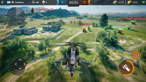 Massive War: Helikopter & Tank - Tangkapan Layar 1
