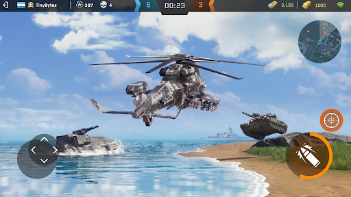Massive War: Helikopter & Tank - Tangkapan Layar 3
