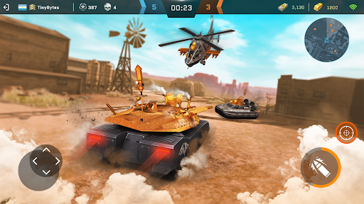 Massive War: Helikopter & Tank - Tangkapan Layar 6