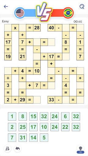 Math Puzzle Games - Crossmath - Tangkapan Layar 2