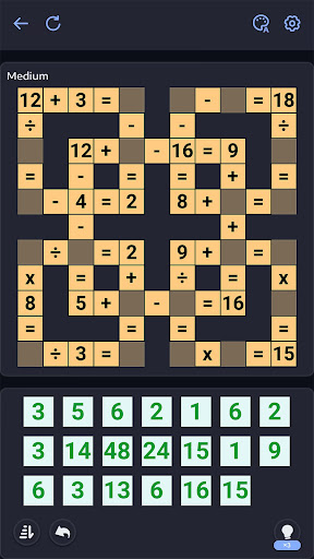 Math Puzzle Games - Crossmath - Tangkapan Layar 3