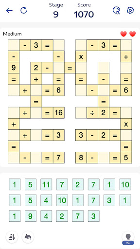 Math Puzzle Games - Crossmath - Tangkapan Layar 6