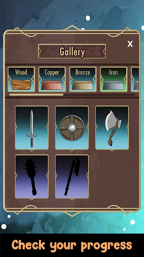 Medieval Clicker Blacksmith - Tangkapan Layar 4