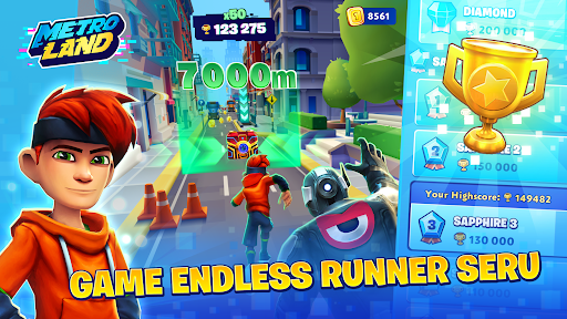 MetroLand - Endless Runner - Tangkapan Layar 6