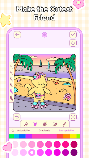 My Cute Friends: Coloring Book - Tangkapan Layar 3