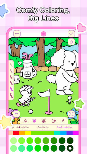 My Cute Friends: Coloring Book - Tangkapan Layar 4