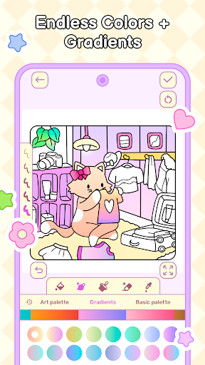 My Cute Friends: Coloring Book - Tangkapan Layar 5
