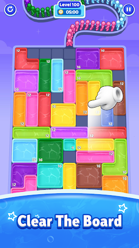 Pool Jump Puzzle - Tangkapan Layar 1