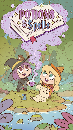 Potions & Spells: Idle Witches 0.6.3 - Tangkapan Layar 1