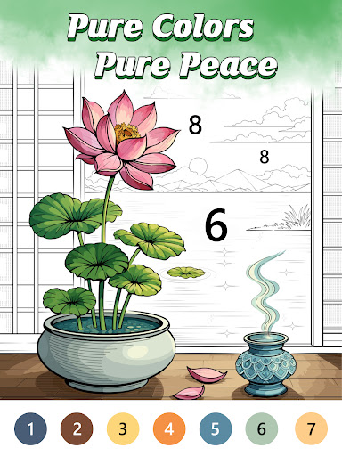 Pure Color by Number Book - Tangkapan Layar 6
