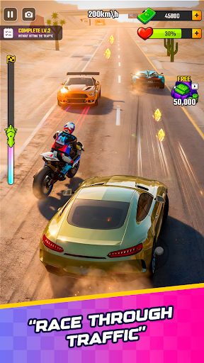 Rush Bike 3D: Game Balap Motor - Tangkapan Layar 5