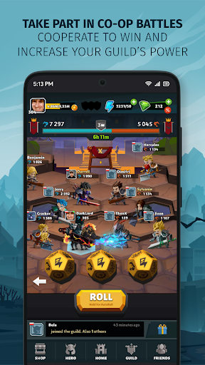 Slash & Roll: Dice Heroes - Tangkapan Layar 2