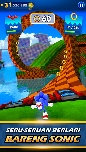 Sonic Dash Run - Tangkapan Layar 1