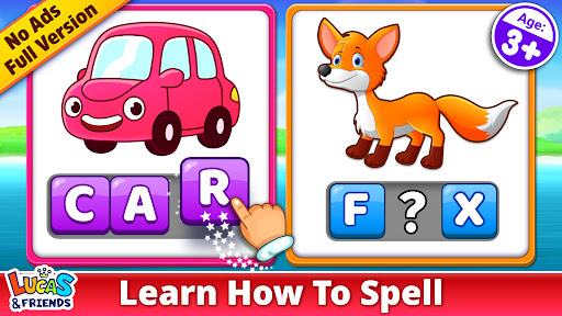 Spelling & Phonics: Kids Games - Tangkapan Layar 1
