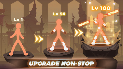 Stickman Melawan Monster: Idle - Tangkapan Layar 4