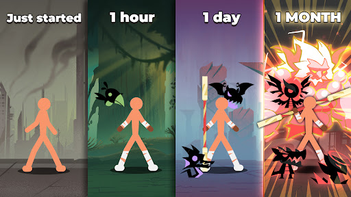 Stickman Melawan Monster: Idle - Tangkapan Layar 6