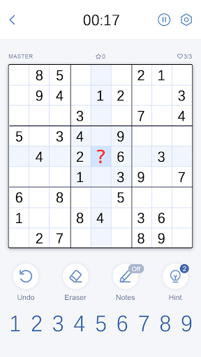 Sudoku Blast! - Tangkapan Layar 1