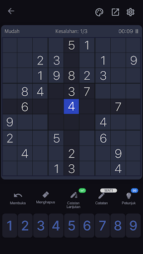 Sudoku - Game Puzzle Klasik - Tangkapan Layar 2