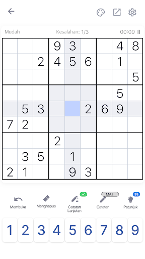 Sudoku - Game Puzzle Klasik - Tangkapan Layar 4