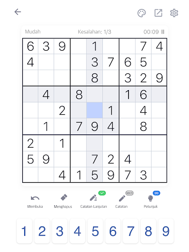 Sudoku - Game Puzzle Klasik - Tangkapan Layar 8