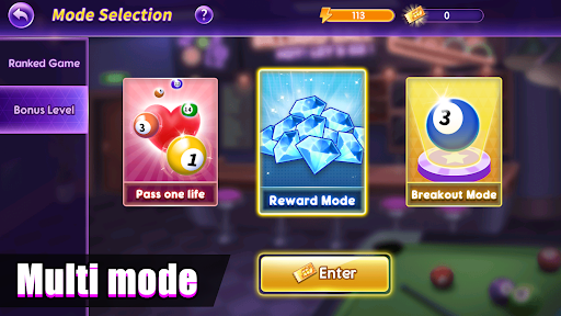 Super Billiards Real 8 Ball - Tangkapan Layar 4