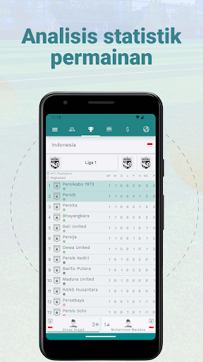 Superkickoff Football Manager - Tangkapan Layar 4
