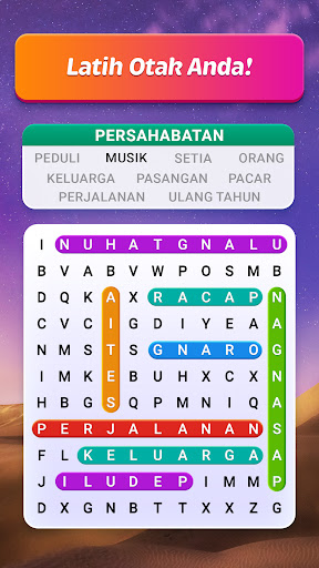 Teka-teki Pencarian Kata - Tangkapan Layar 4