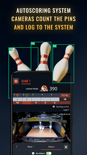 TenPinCam. Live Bowling App - Tangkapan Layar 3