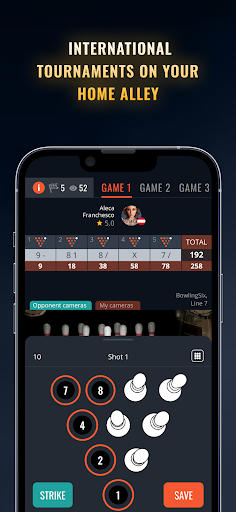 TenPinCam. Live Bowling App - Tangkapan Layar 4