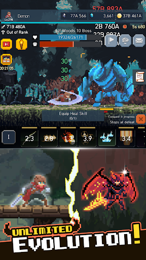 The Demonized: Idle RPG - Tangkapan Layar 3
