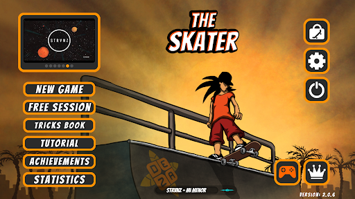 The Skater - skateboard game - Tangkapan Layar 1