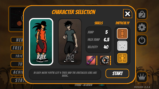 The Skater - skateboard game - Tangkapan Layar 2