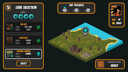 The Skater - skateboard game - Tangkapan Layar 3