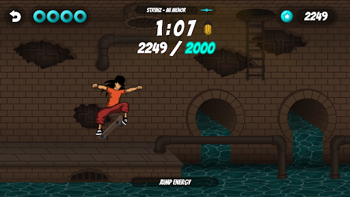 The Skater - skateboard game - Tangkapan Layar 4