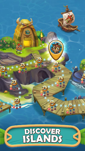 Tiki Solitaire TriPeaks - Tangkapan Layar 2