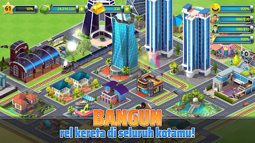 Town Building Game Tropic City - Tangkapan Layar 3