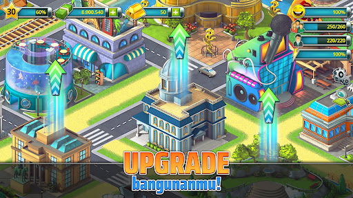 Town Building Game Tropic City - Tangkapan Layar 4