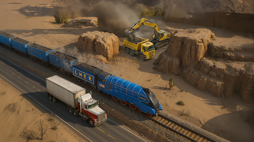 Transport Tycoon Empire: Kota - Tangkapan Layar 8