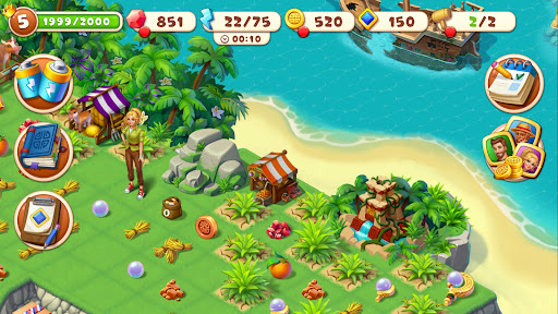 Tropical Merge: Merge game - Tangkapan Layar 7