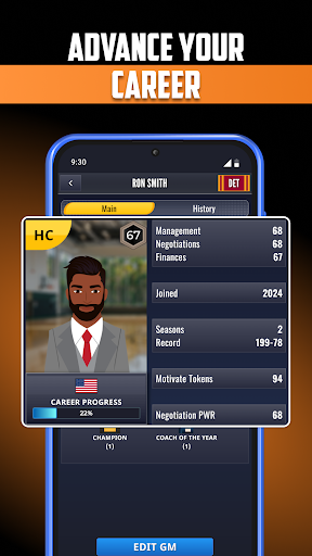 Ultimate Pro Basketball GM - Tangkapan Layar 6