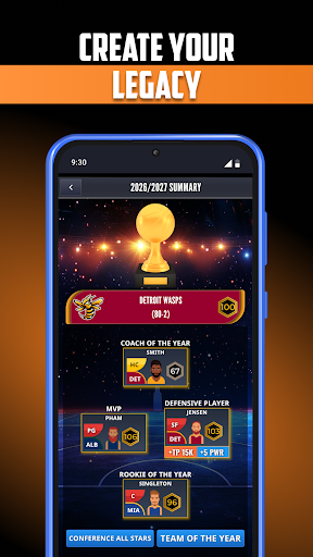 Ultimate Pro Basketball GM - Tangkapan Layar 7